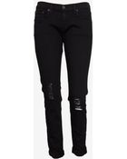 Rag & Bone Black Tattered Dash - Lyst