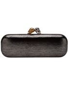 Alexander McQueen Sequin Encrusted Skull Clutch - Lyst
