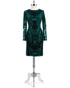 Alexia Admor Velvet Dress Shift Dress - Lyst