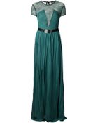 Catherine Deane Vneck Pleated Gown - Lyst