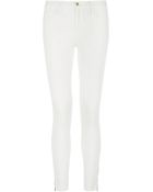 Frame Denim Cropped Coloured Skinny Jeans - Lyst