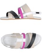 Adidas Slvr Sandals - Lyst