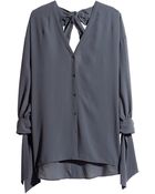 H&M Chiffon Blouse - Lyst