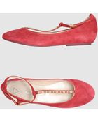 Les Trois Garçons Ballet Flats - Lyst