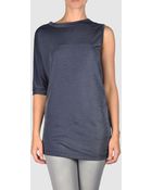 Mm6 By Maison Martin Margiela Short Sleeve Tshirt - Lyst