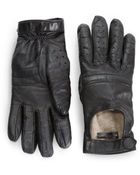 Rag & Bone Racer Woollined Leather Gloves - Lyst