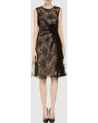 RED Valentino Floral Embroidered Cocktail Dress - Lyst