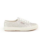 Superga Studded Metallic Sneakers - Lyst