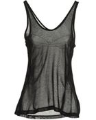 T By Alexander Wang Top - Lyst