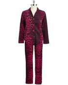 Betsey Johnson Printed Flannel Pajamas - Lyst