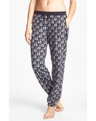 Kensie Chilled Out Fleece Ski Pajama Pants - Lyst