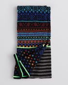 Paul Smith Fairisle Scarf - Lyst