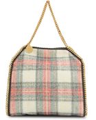 Stella McCartney Falabella Tartan Bag - Lyst