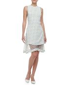 Thakoon Printed Layered Sheerhem Dress - Lyst