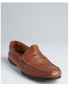 Tod's Light Brown Leather New Brooklyn Penny Loafers - Lyst