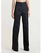 Givenchy Womens High Waisted Wide Leg Pants - Lyst