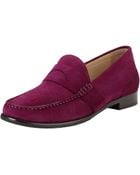 Cole Haan Laurel Suede Moc Loafer Winery - Lyst