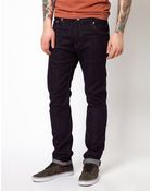 Wesc Eddy Slim Jeans Dark Wash - Lyst