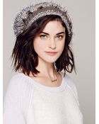 Free People Novel Striped Pom Beret - Lyst