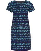 J.Crew Collection Jacquard Mini Dress - Lyst