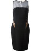 Emilio Pucci Sleeveless Lace Detail Dress - Lyst