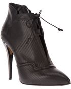 Fendi Laceup Bootie - Lyst