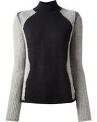 Helmut Lang Tricolour Sweater - Lyst
