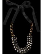 Marni Ribbon and Crystal Necklace - Lyst