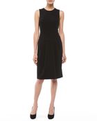 Michael Kors Boucle Pleat-Skirt Dress - Lyst