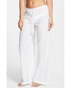 Tommy Bahama Crinkle Coverup Pants - Lyst