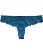 H&M Lace String Briefs - Lyst