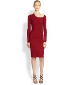 Donna Karan New York Draped Oneshoulder Dress - Lyst