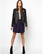 Monki Full Skater Skirt - Lyst