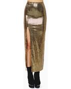Nasty Gal Golden Rule Sequin Midi Skirt - Lyst