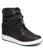 Puma Sky Wedge Reptile Sneaker - Lyst