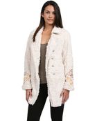 Free People Faux Fur Swing Coat - Lyst