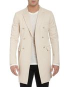 Jil Sander Twotone Overcoat - Lyst