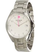 Kate Spade Seaport Stainless Steel Watch - Lyst