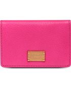 Marc By Marc Jacobs Classic Q Leather Card Holder - Lyst