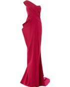 Bibhu Mohapatra Stretch Faille One Shoulder Gown - Lyst