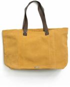 Alternative Apparel Whitney Leather And Suede Tote - Lyst
