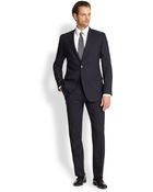 Dolce & Gabbana Tonal Grid Wool Suit - Lyst