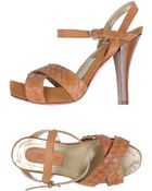 Lena Milos Platform Sandals - Lyst