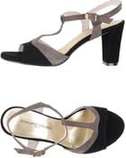 Mauro Fedeli T-Strap Mid-Heeled Sandals - Lyst