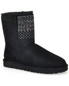 Ugg Classic Short Bling Sheepskin Boot - Lyst