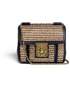Chloé Elsie Small Beaded Leather Shoulder Bag - Lyst