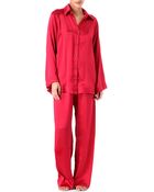 Donna Karan New York Silk Pyjama Set - Lyst