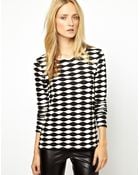 Cheap Monday Selected Bali Patterned Long Sleeve Top - Lyst