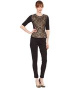 Raoul Panelled Peplum Tee - Lyst