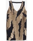 Robert Rodriguez Exclusive Distressed Sequin Mini Dress - Lyst